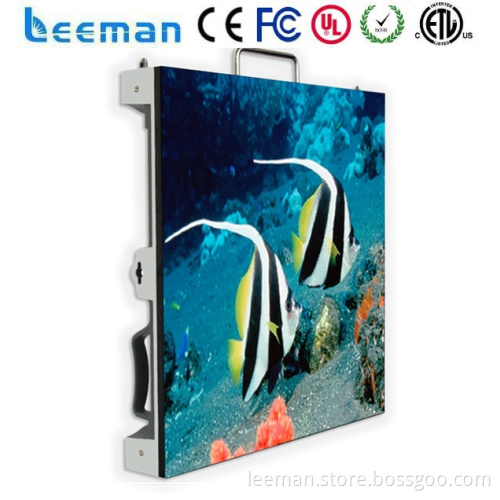 Rental indoor concert bars screen Rental aluminum cabinet led production display board Leeman RGB led display module P10